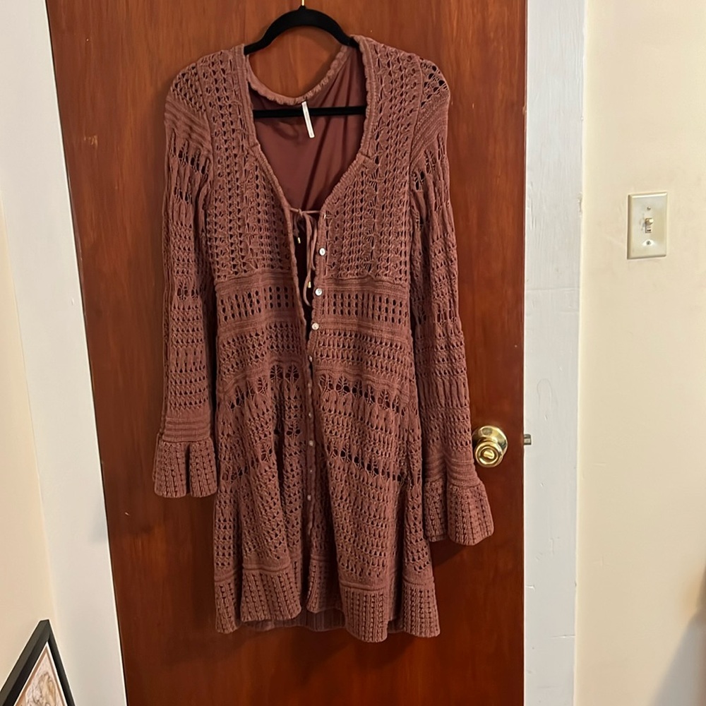 Free People Crochet Dress. Worn less than 4 times.
